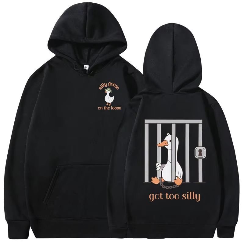 Winter Clothing Meme - Silly Goose Hoodie Funny Meme Sweatshirt