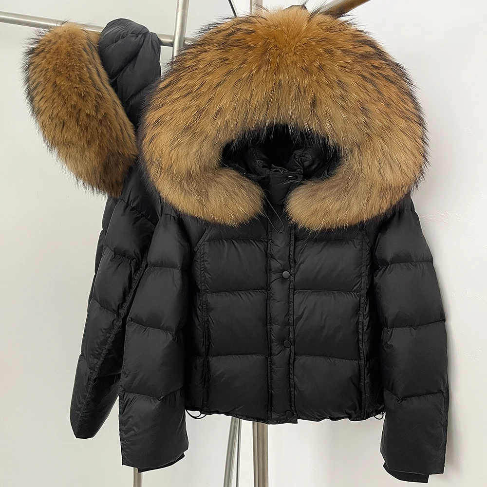 Winter Clothing Store - White Duck Down Coat Female Warm