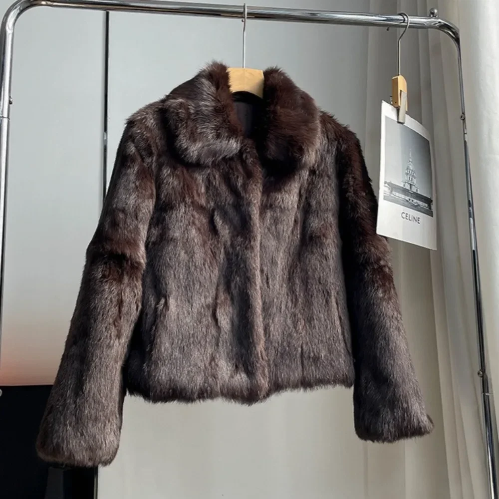 Natural Rabbit Fur Coat Women  - Winter Clothing Store recension och pris