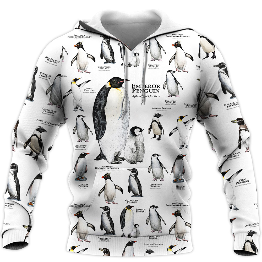 Cute Animal Penguins Type 3d P - Winter Clothing Types recension och pris