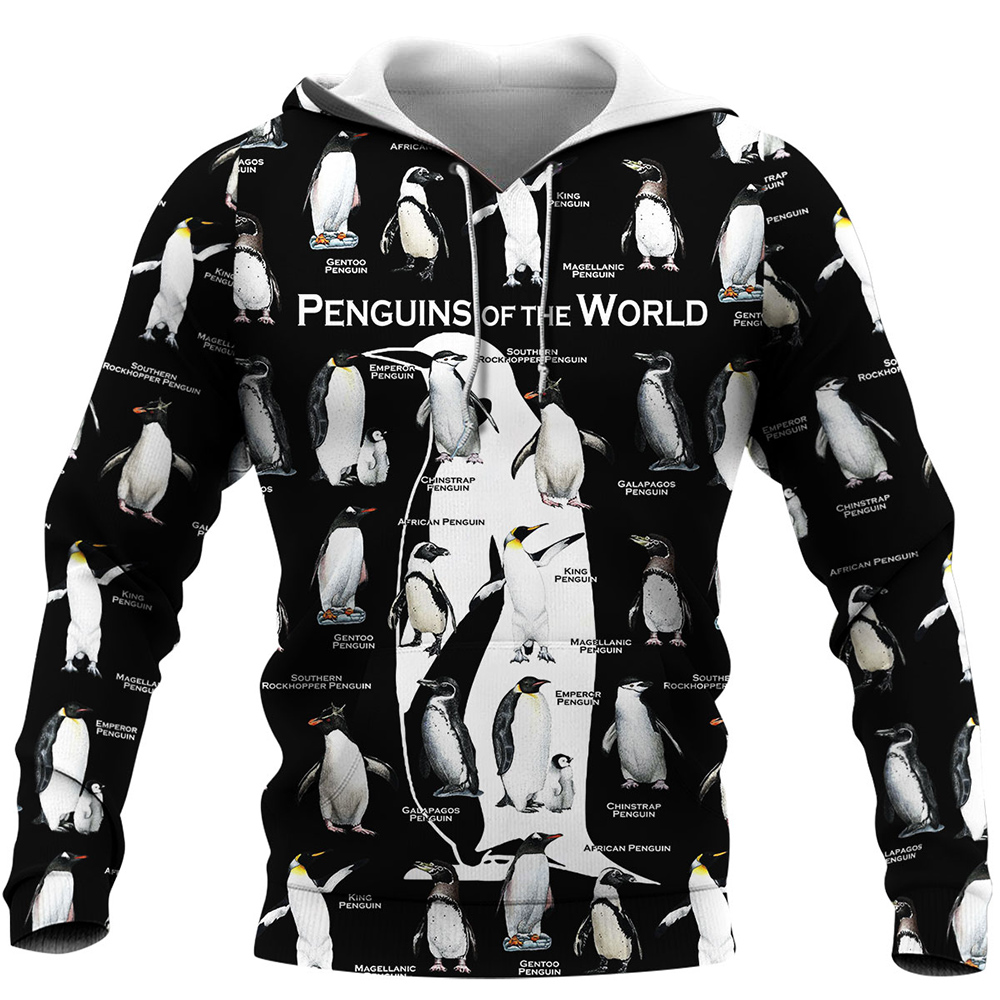 Cute Animal Penguins Type 3d P - Winter Clothing Types recension och pris