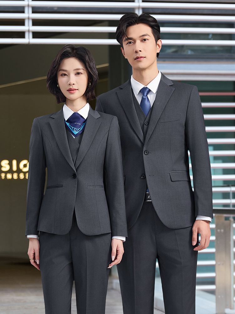 Gray Suit Set Formal Workwear  - Winter Clothing Store recension och pris