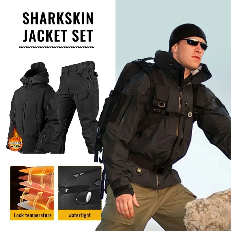 Men Thicken Soft Shell Winter  - Winter Clothing Hiking recension och pris