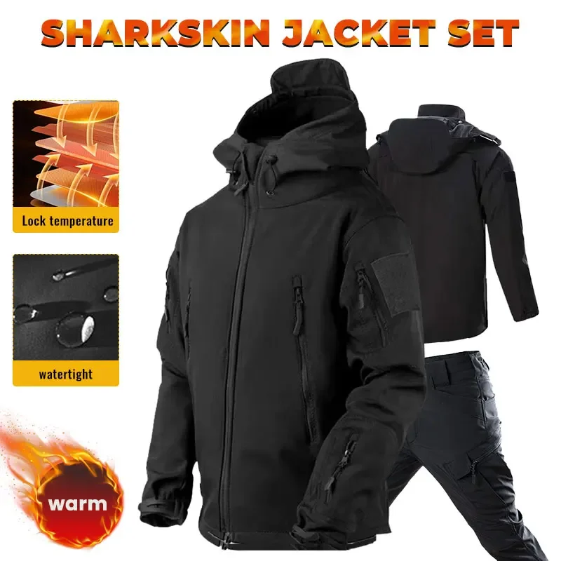 Men Thicken Soft Shell Winter  - Winter Clothing Hiking recension och pris