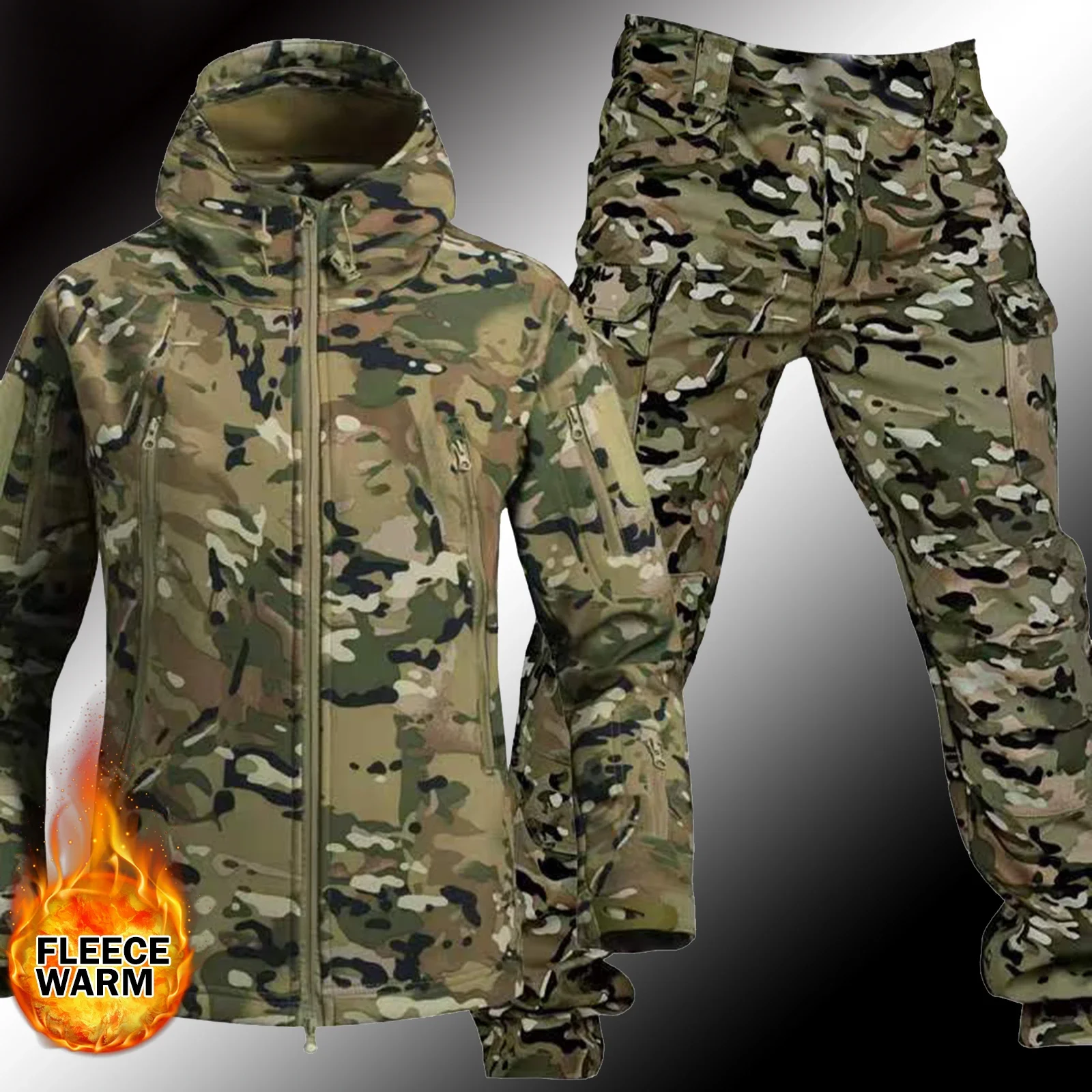 Men Thicken Soft Shell Winter  - Winter Clothing Hiking recension och pris