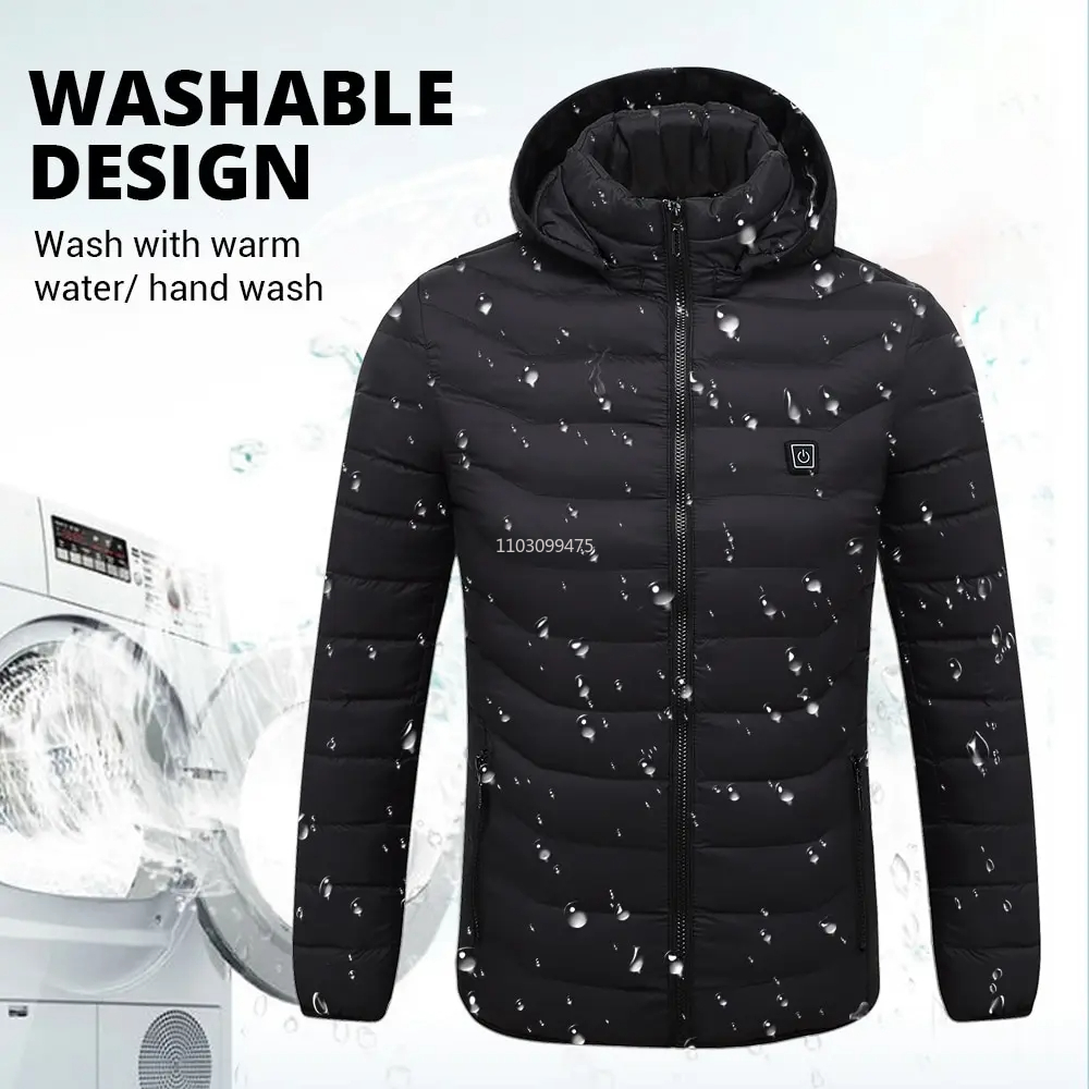 21 Areas USB Electric Heated J - Winter Clothing Hiking recension och pris