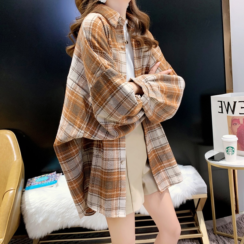 Thickened Shaven Plaid Shirt W - Winter Clothing Store recension och pris