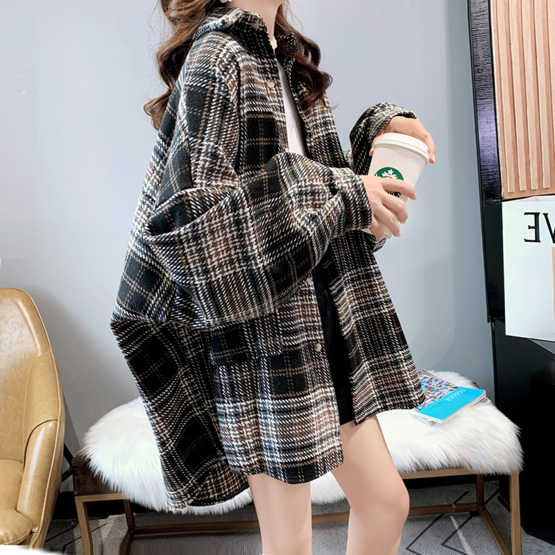 Thickened Shaven Plaid Shirt W - Winter Clothing Store recension och pris