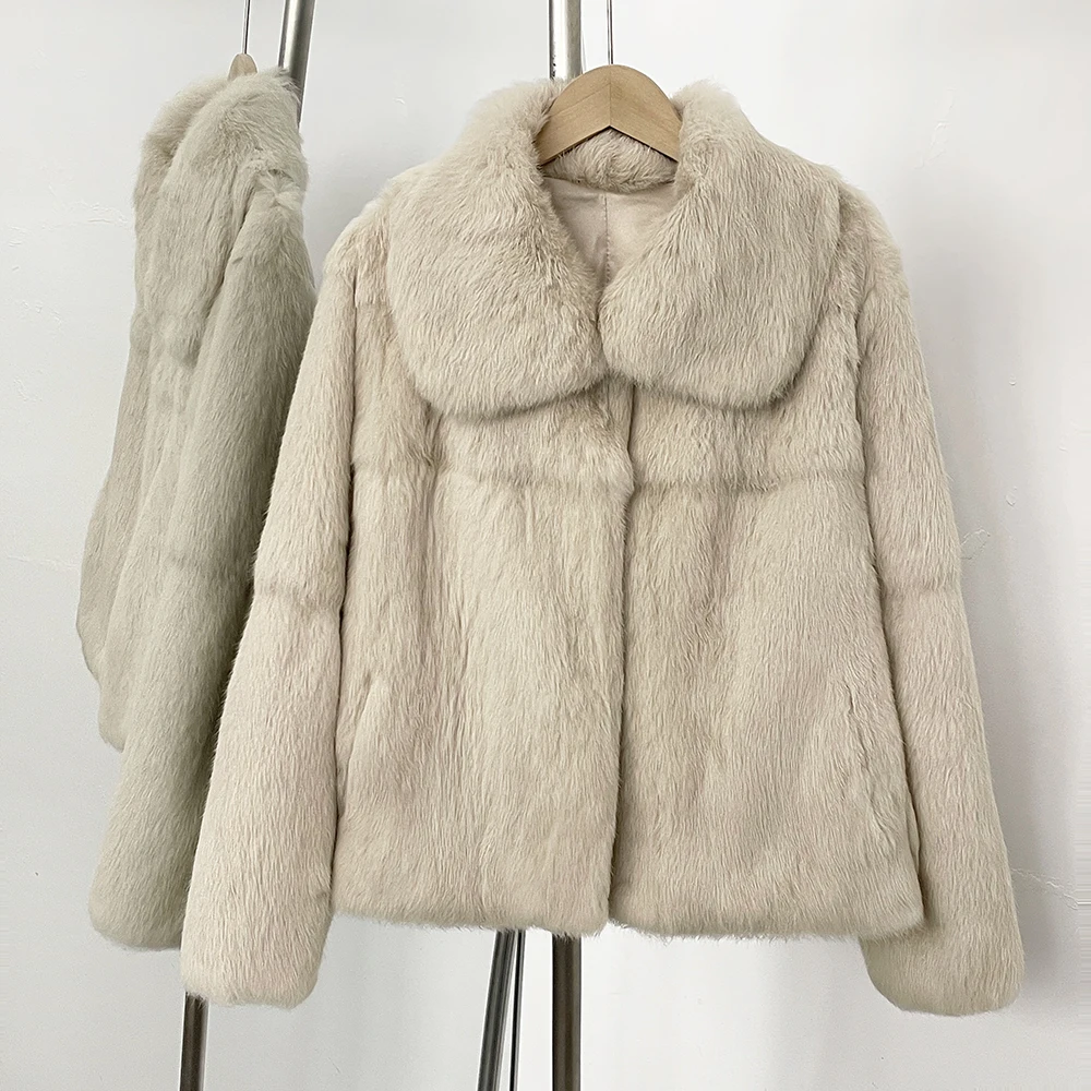 2025 New Short Natural Rabbit  - Winter Clothing Store recension och pris