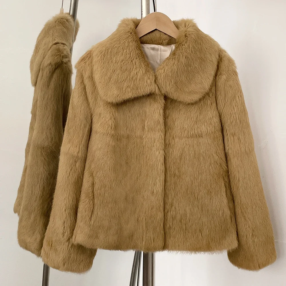 2025 New Short Natural Rabbit  - Winter Clothing Store recension och pris