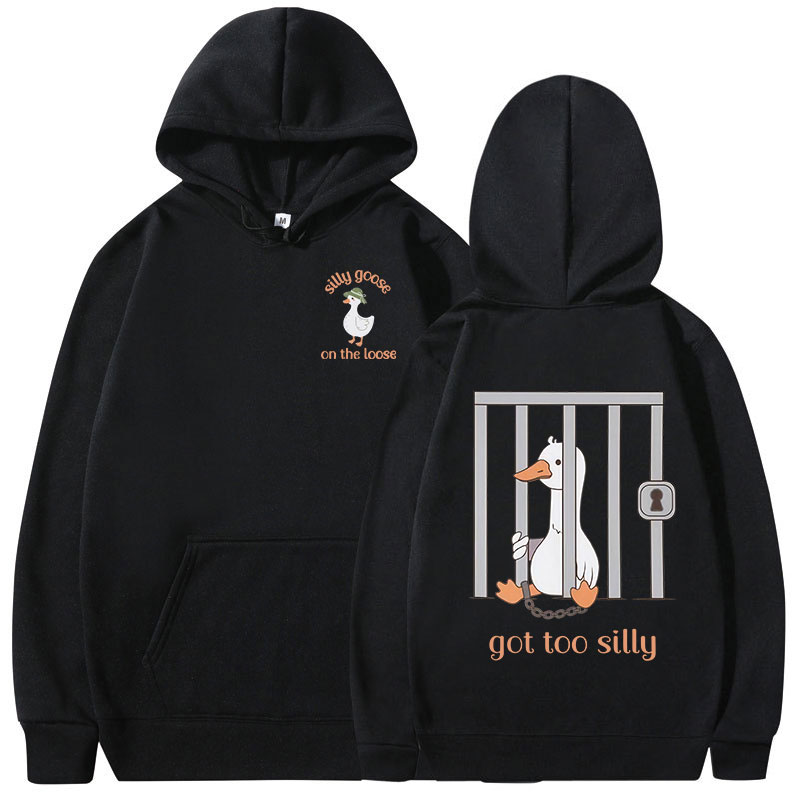 Silly Goose on The Loose Hoodi - Winter Clothing Meme recension och pris