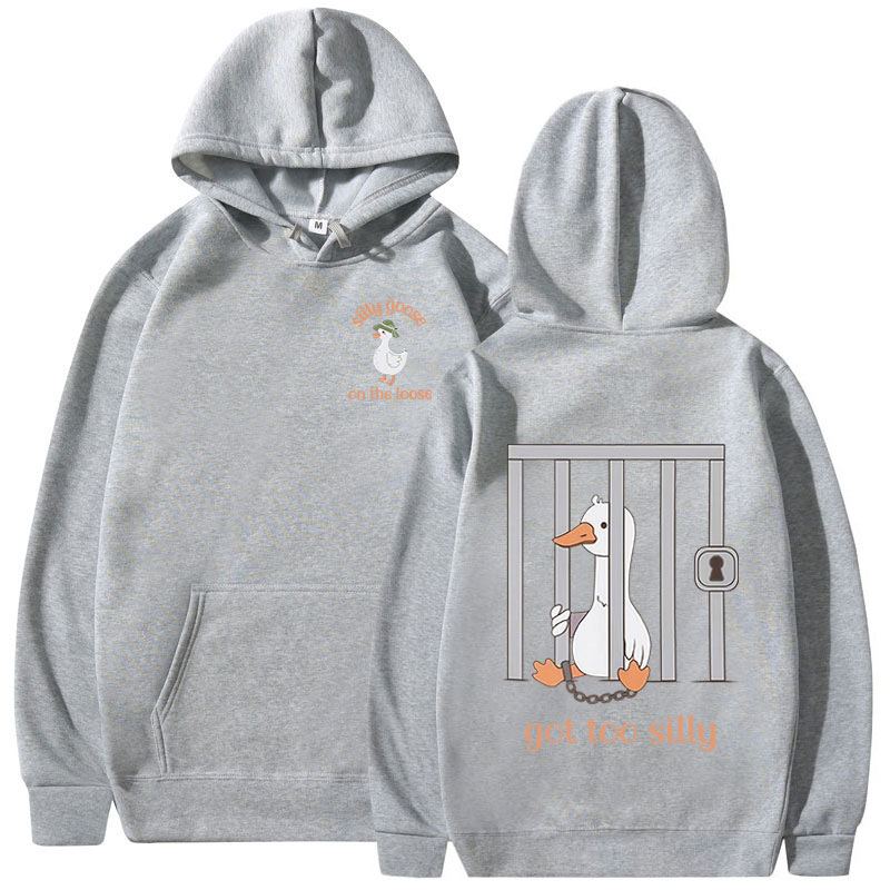 Silly Goose on The Loose Hoodi - Winter Clothing Meme recension och pris