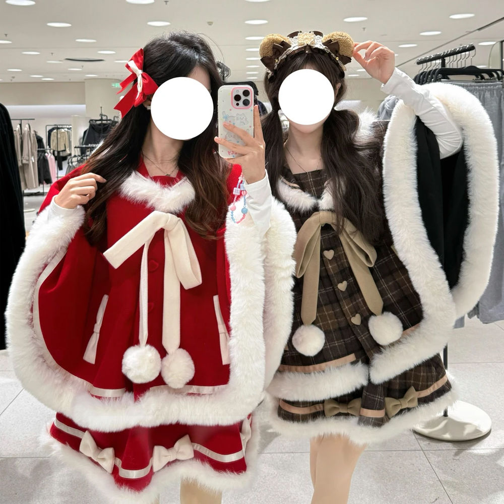 Sweet Japanese Cute Skirt Sets - Winter Clothing Types recension och pris