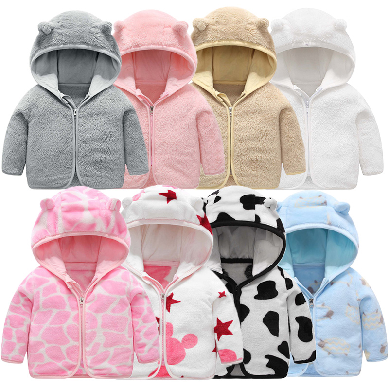 Children Flannel Jacket Autumn - Winter Clothing For 1 Year Old Girl recension och pris