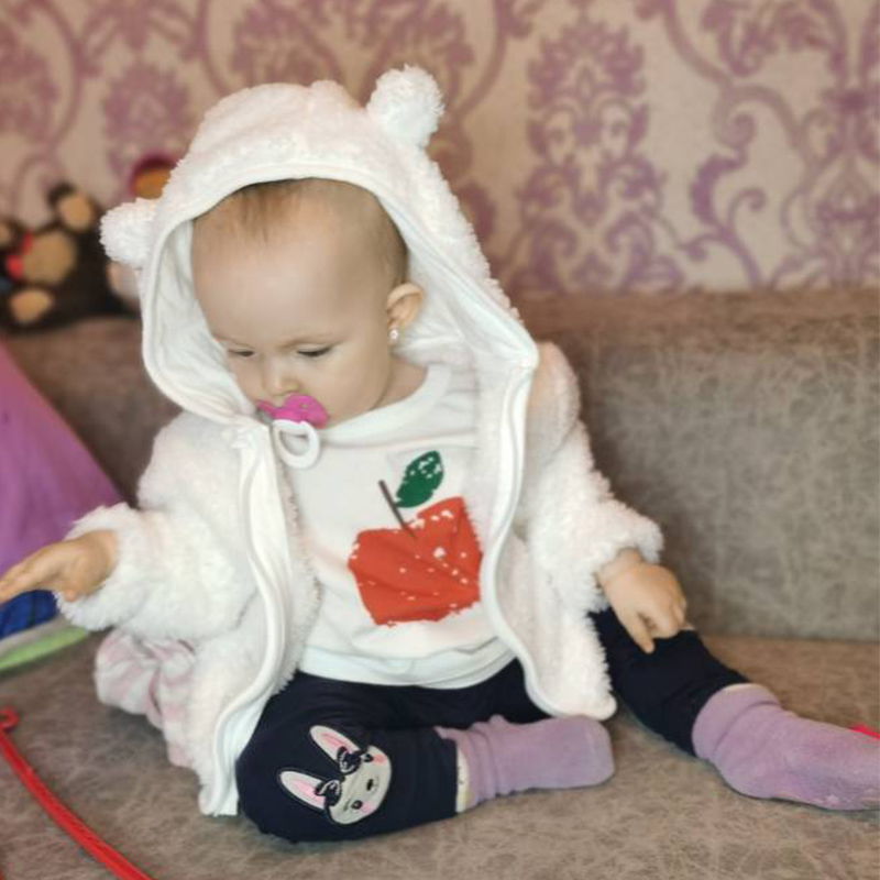 Children Flannel Jacket Autumn - Winter Clothing For 1 Year Old Girl recension och pris