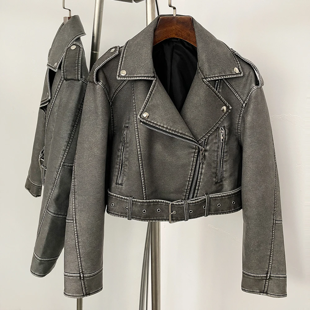 Faux Leather Jacket Female Aut - Winter Clothing Store recension och pris