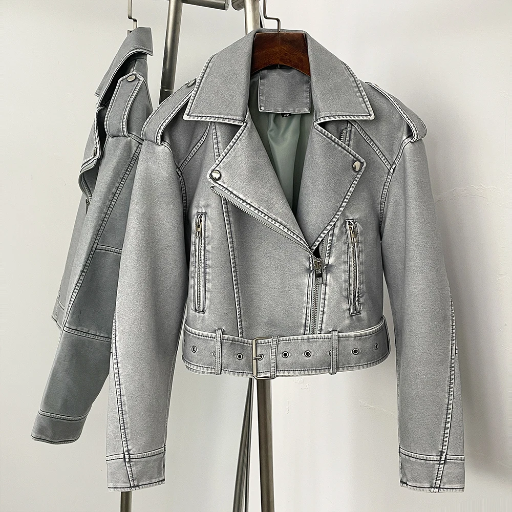 Faux Leather Jacket Female Aut - Winter Clothing Store recension och pris