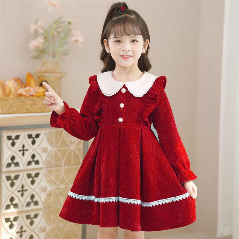 Baby Girls Sweet Dresses 2024  - Winter Clothing For 1 Year Old Girl recension och pris